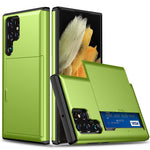 Samsung Galaxy S23 Ultra Fallsäkert mobilskal TPU + PC Mobilmobil Baksida med Korthållare