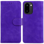 mobilskal till OnePlus Ace 6 5G / Ace 6T 5G / 15R 5G enfärgat läderplånboksfodral