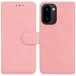 mobilskal till OnePlus Ace 6 5G / Ace 6T 5G / 15R 5G enfärgat läderplånboksfodral
