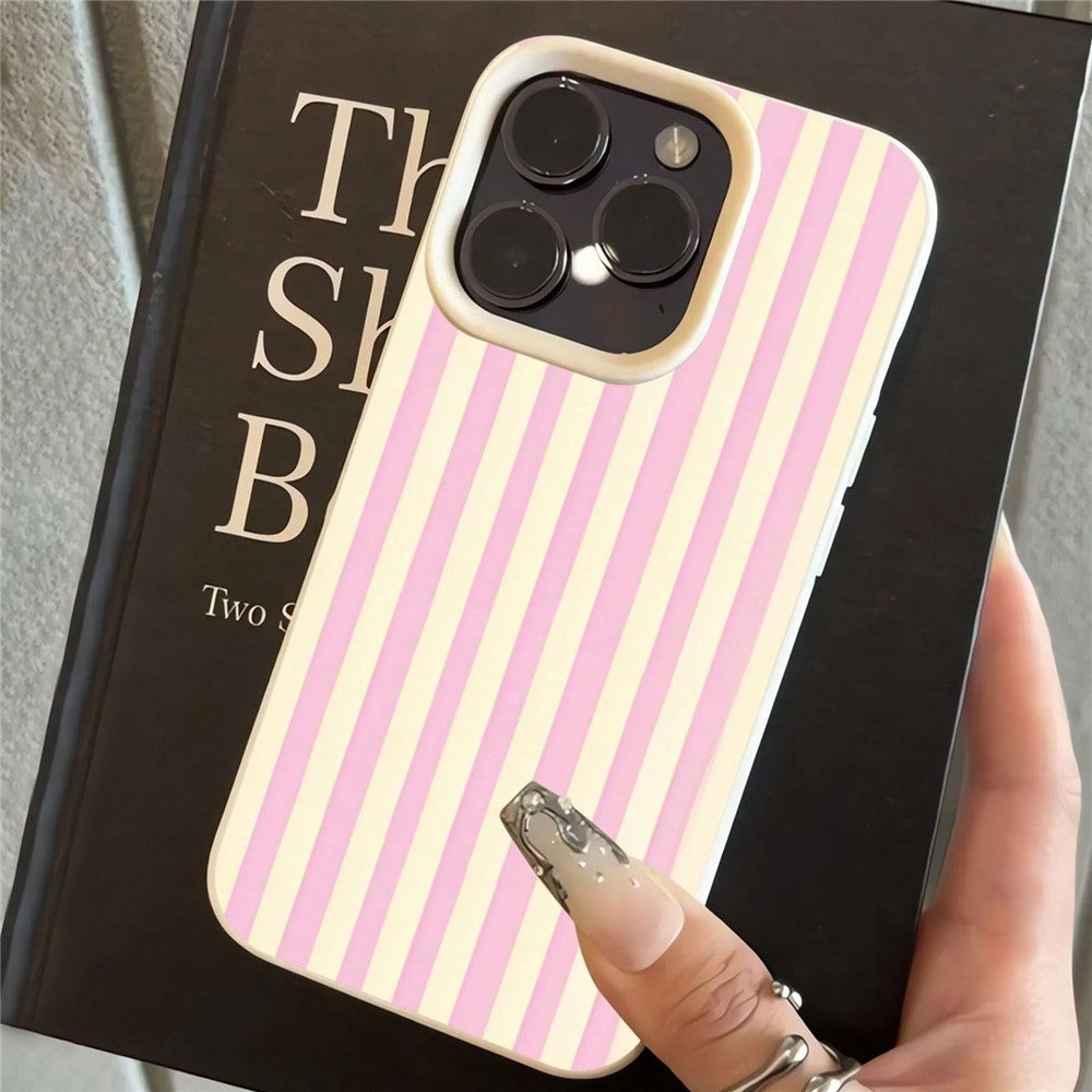 For iPhone 12 Pro Max Case Vertical Stripe TPU Slim Protective Phone Cover