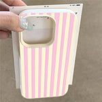 For iPhone 12 Pro Max Case Vertical Stripe TPU Slim Protective Phone Cover