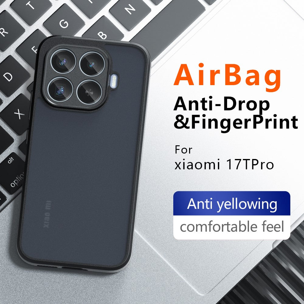 Xiaomi 17T Pro-skal Skin-Touch TPU + PC Matt mobilskal