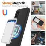 For Samsung Galaxy A27 5G Magnetic Case Anti-Drop Liquid Silicone Phone Cover with Lanyard