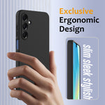 For Samsung Galaxy A27 5G Magnetic Case Anti-Drop Liquid Silicone Phone Cover with Lanyard