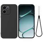 For OnePlus Nord CE6 5G Liquid Silicone Case Phone Back Cover with Hand Strap
