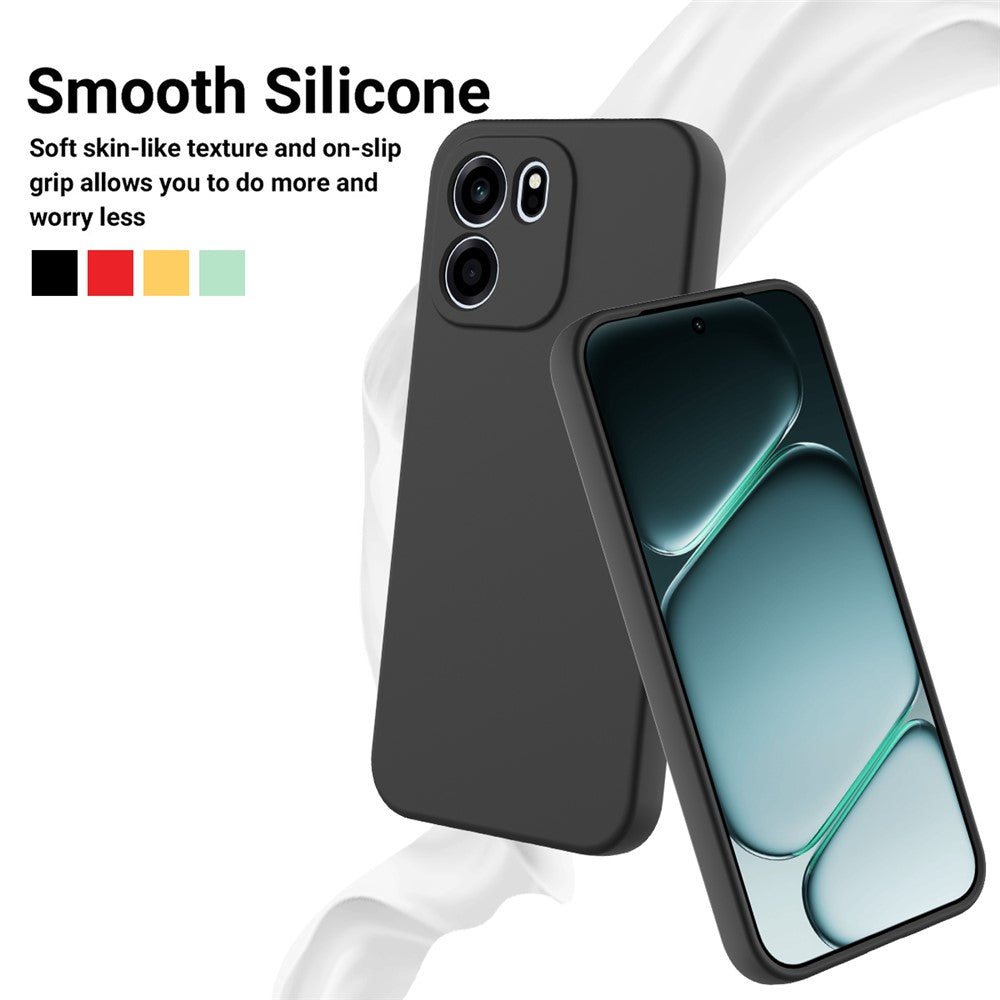 For OnePlus Nord CE6 5G Liquid Silicone Case Phone Back Cover with Hand Strap