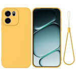 For OnePlus Nord CE6 5G Liquid Silicone Case Phone Back Cover with Hand Strap