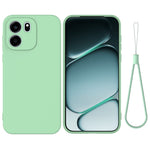 For OnePlus Nord CE6 5G Liquid Silicone Case Phone Back Cover with Hand Strap