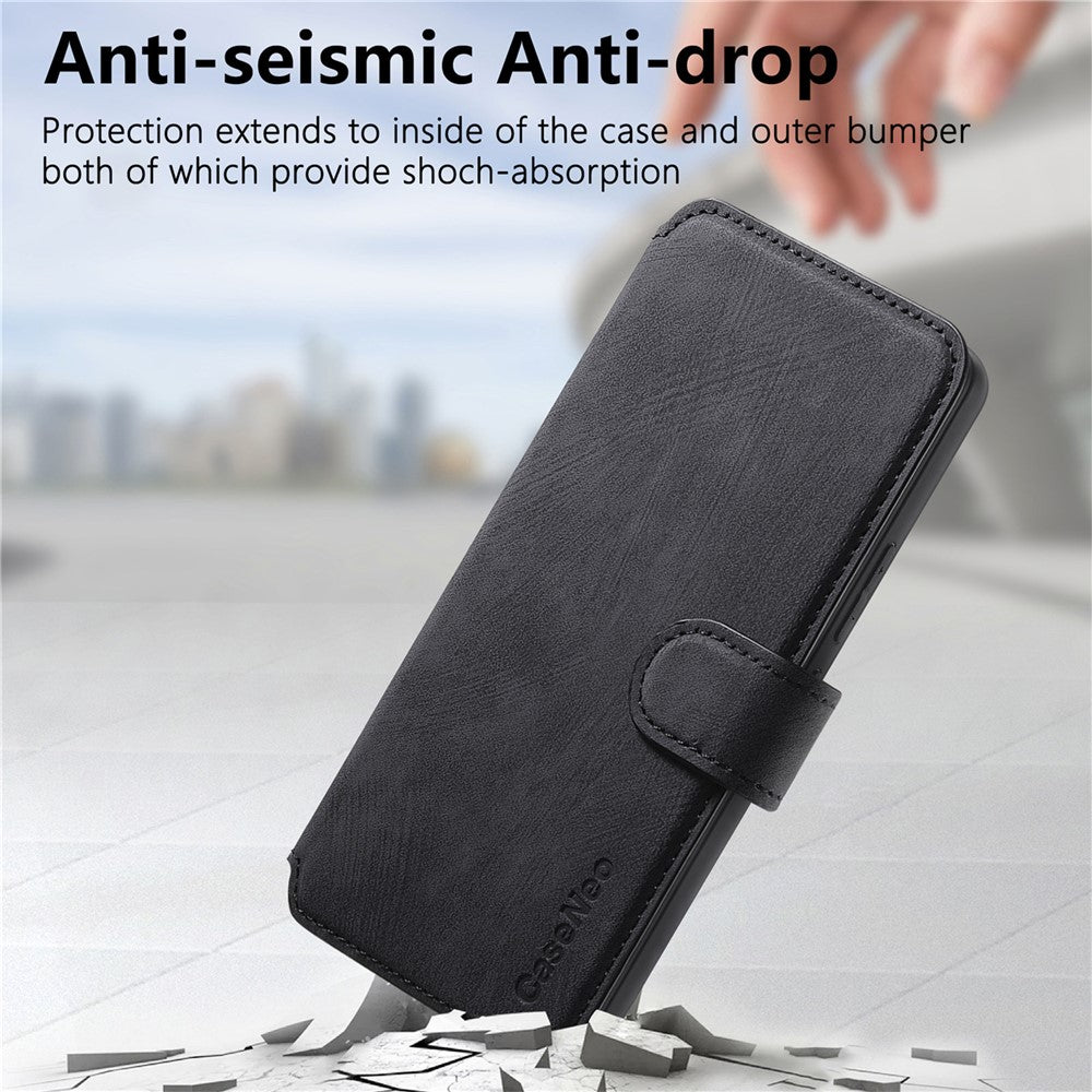 CASENEO MW-03 for Honor Magic7 Pro 5G Magnetic Case Detachable Leather Phone Wallet Cover