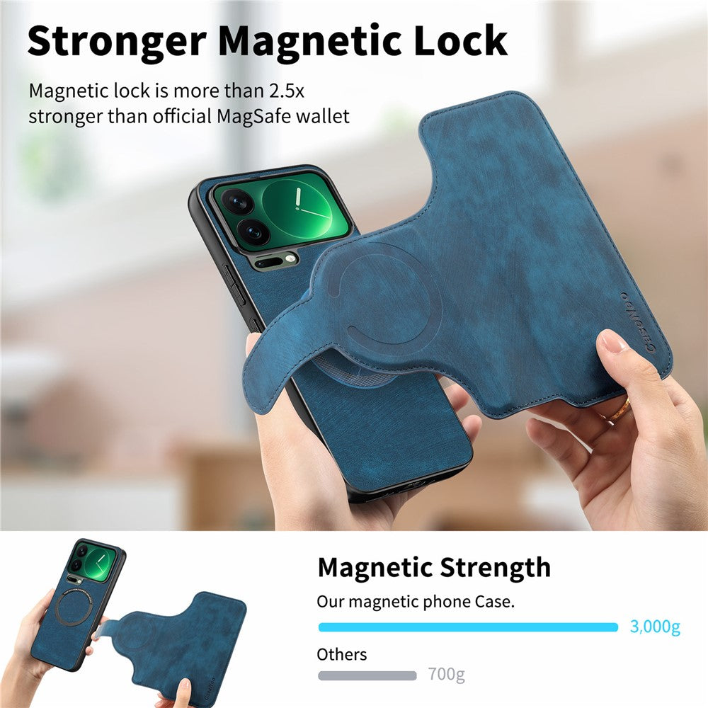 CASENEO MW-03 for Xiaomi 17 Pro Max Magnetic Case Detachable Leather Phone Wallet Cover