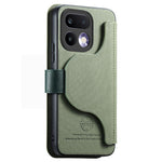 For Realme 16 Pro+ 5G Magnetic Case RFID Blocking Detachable Wallet Stand Cloth Texture Leather Phone Cover