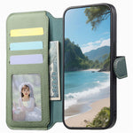 For Realme 16 Pro+ 5G Magnetic Case RFID Blocking Detachable Wallet Stand Cloth Texture Leather Phone Cover