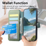 For Realme 16 Pro+ 5G Magnetic Case RFID Blocking Detachable Wallet Stand Cloth Texture Leather Phone Cover