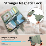 For Realme 16 Pro+ 5G Magnetic Case RFID Blocking Detachable Wallet Stand Cloth Texture Leather Phone Cover