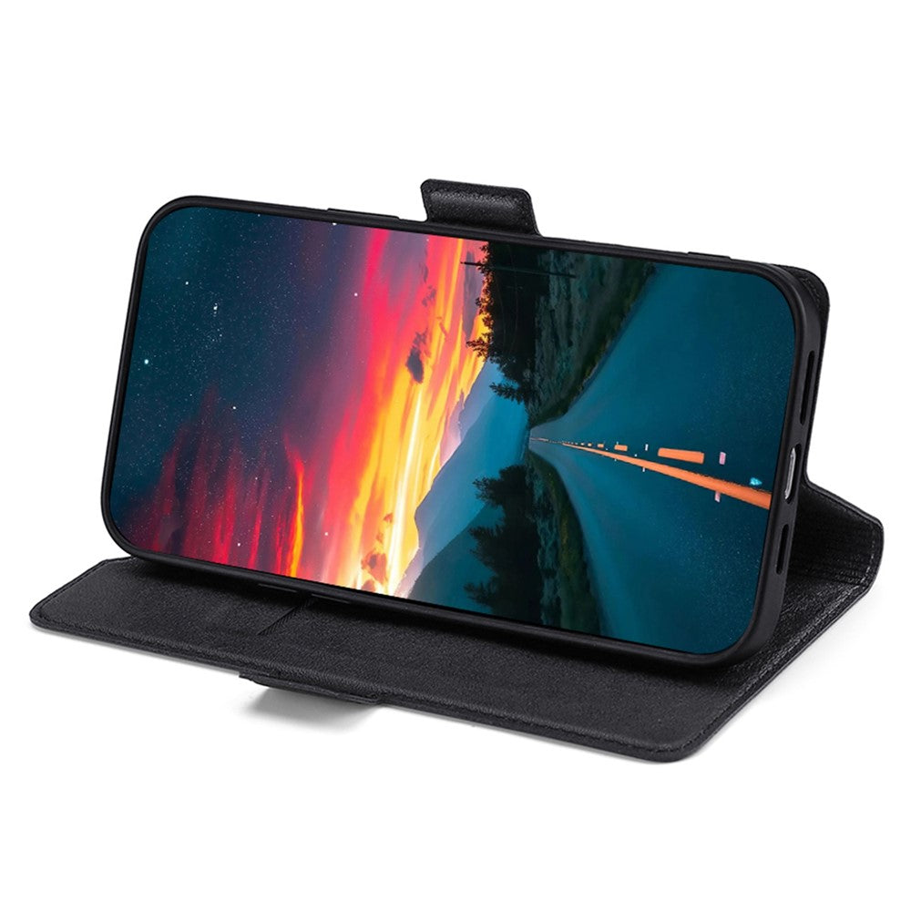 Huawei Nova Y61 4G Skrapkortsfodral PU-läder Stativ Fullt skydd Magnetiskt spänne mobilskal