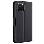 Huawei Nova Y61 4G Skrapkortsfodral PU-läder Stativ Fullt skydd Magnetiskt spänne mobilskal