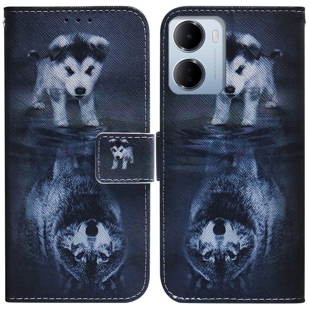 For Xiaomi Redmi 15a 5G  /  R70 5G  /  R70m 5G Wallet Case Pattern Print Leather Phone Cover
