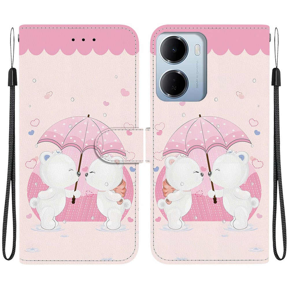 For Xiaomi Redmi 15a 5G  /  R70 5G  /  R70m 5G Case Pattern Printing Leather Flip Wallet Phone Cover with Lanyard