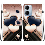 Leather Case for Xiaomi Redmi 15a 5G  /  R70 5G  /  R70m 5G Stand Wallet Pattern Printing Phone Cover with Wrist Strap