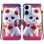 Leather Case for Xiaomi Redmi 15a 5G  /  R70 5G  /  R70m 5G Stand Wallet Pattern Printing Phone Cover with Wrist Strap