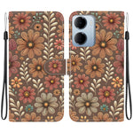 Wallet Case for Xiaomi Redmi 15a 5G  /  R70 5G  /  R70m 5G Pattern Printing Leather Stand Phone Cover with Strap