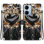 Wallet Case for Xiaomi Redmi 15a 5G  /  R70 5G  /  R70m 5G Pattern Printing Leather Stand Phone Cover with Strap