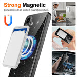 For Samsung Galaxy A27 5G Magnetic Case Glitter TPU Shockproof Phone Cover with Lanyard