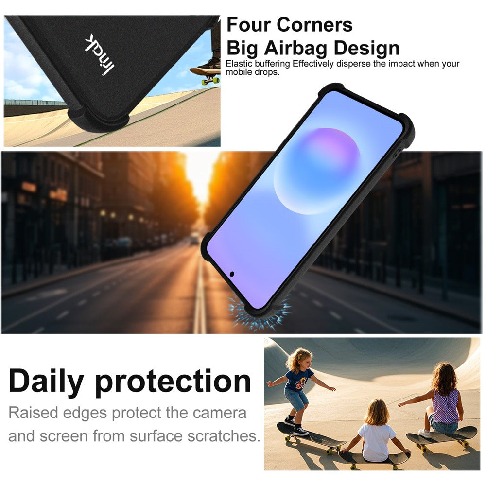 IMAK Cover til Samsung Galaxy M47 5G / A27 5G TPU-telefoncover Airbag Stødabsorberende Beskyttelse