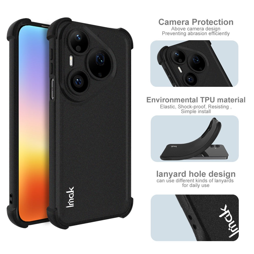 IMAK För Huawei Pura 90s Pro 5G / Pura 90 Pro Skal TPU mobilskydd Airbag Stötsäkert Skydd