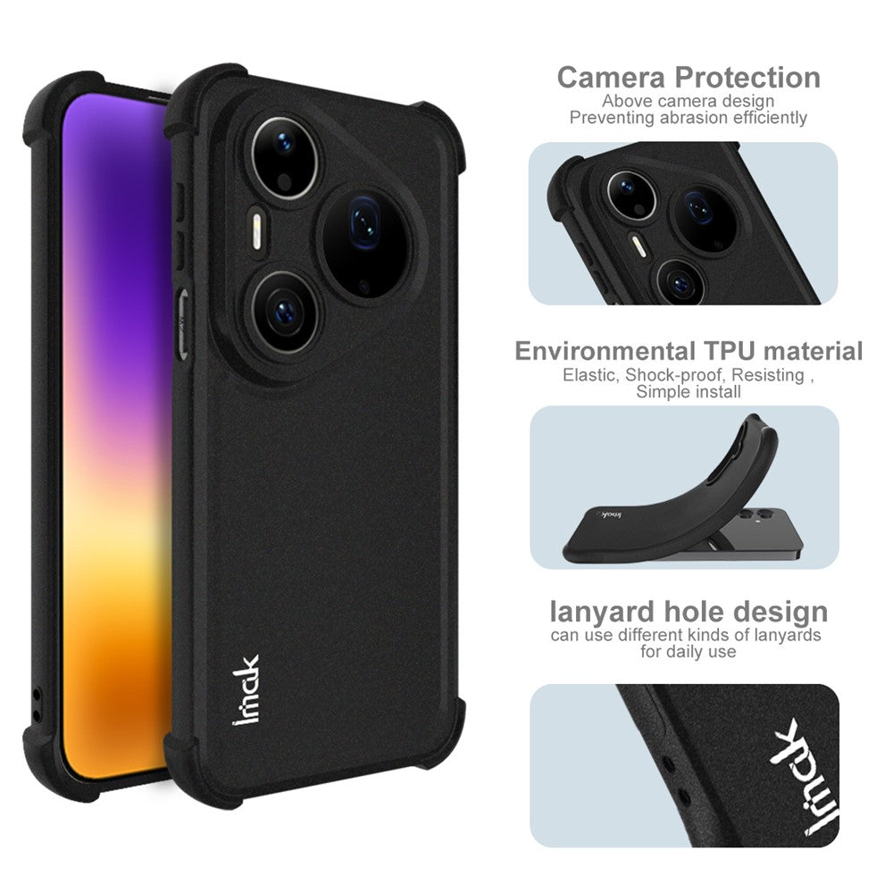 IMAK För Huawei Pura 90s Pro Max 5G / Pura 90 Pro Max Skal TPU mobilskydd Airbag Stötsäkert Skydd