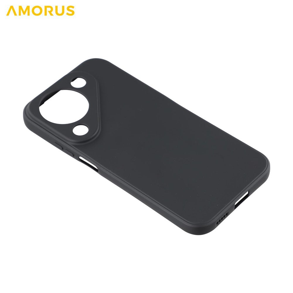 AMORUS For Huawei Pura 90 Case Precise Cutouts TPU Fiber Lining Shockproof Phone Cover