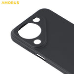 AMORUS For Huawei Pura 90 Case Precise Cutouts TPU Fiber Lining Shockproof Phone Cover