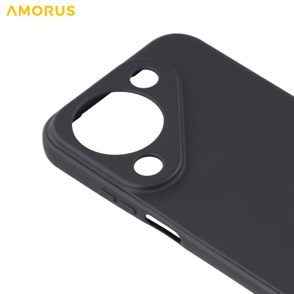 AMORUS For Huawei Pura 90 Case Precise Cutouts TPU Fiber Lining Shockproof Phone Cover