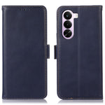 For OnePlus Nord CE6 Lite 5G  /  Realme P4x 5G Case RFID Blocking Genuine Cow Leather Wallet Phone Cover