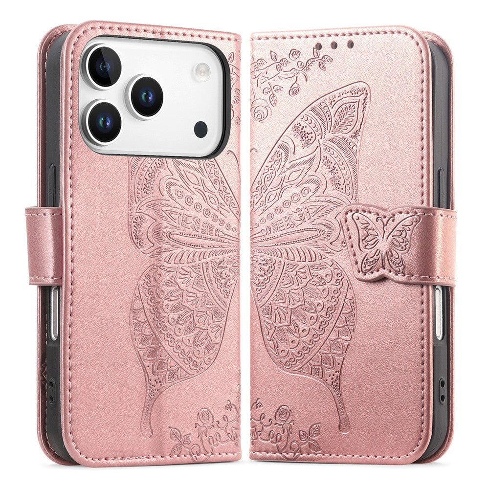 For Blackview Wave 7C Case with Strap Butterfly Pattern PU Leather Wallet Phone Cover