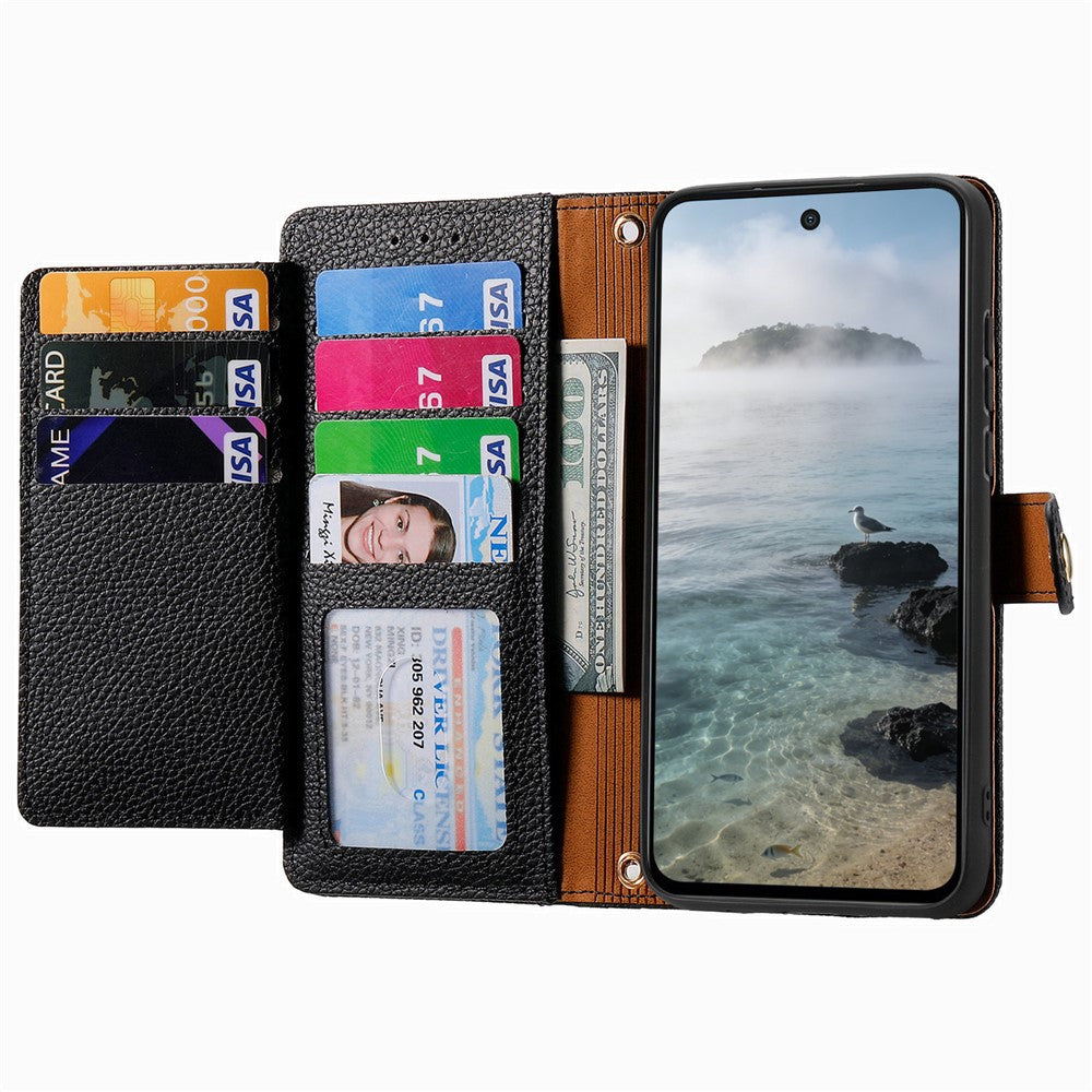 For Oppo Find X9 Ultra 5G Case RFID Blocking Zipper Pocket Leather Wallet Phone Cover with Strap