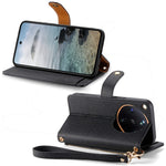 For Oppo Find X9 Ultra 5G Case RFID Blocking Zipper Pocket Leather Wallet Phone Cover with Strap