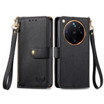 For Oppo Find X9 Ultra 5G Case RFID Blocking Zipper Pocket Leather Wallet Phone Cover with Strap