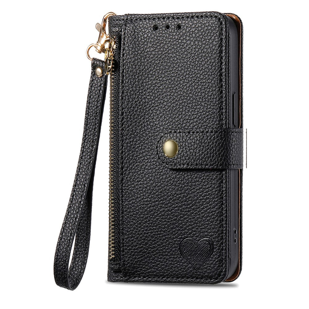 For Oppo Find X9 Ultra 5G Case RFID Blocking Zipper Pocket Leather Wallet Phone Cover with Strap