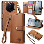 For Oppo Find X9 Ultra 5G Case RFID Blocking Zipper Pocket Leather Wallet Phone Cover with Strap