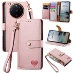 For Oppo Find X9 Ultra 5G Case RFID Blocking Zipper Pocket Leather Wallet Phone Cover with Strap