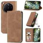 For Oppo Find X9 Ultra 5G Leather Case with Card Holder Magnetic Absorption Phone Cover