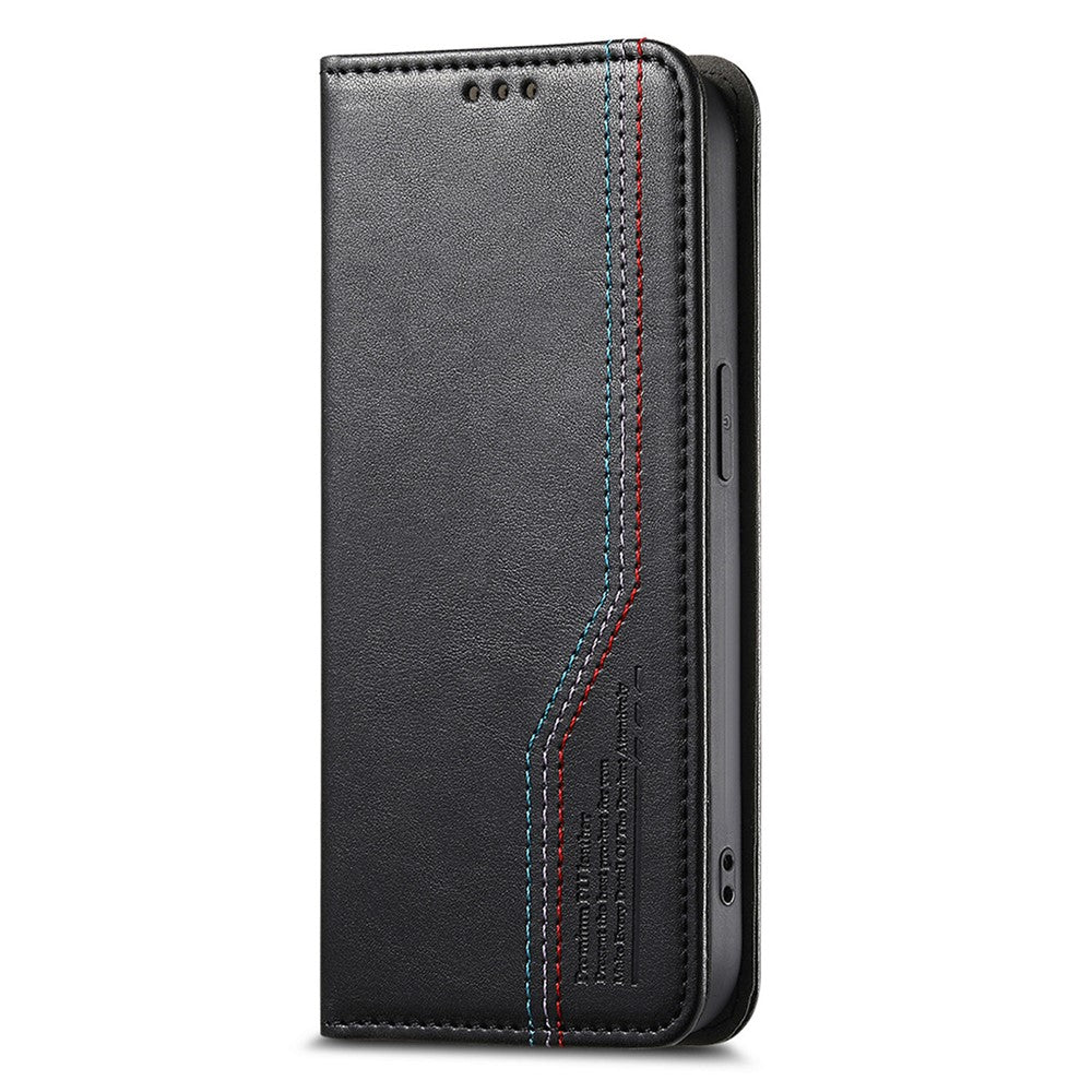 For Oppo Find X9 Ultra 5G Case Wallet Tri-Color Stitching Leather Phone Cover with Elastic Wristband