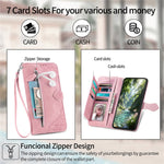 For Oppo Find X9 Ultra 5G Zipper Wallet Case with Strap Flower Imprint PU Leather Phone Cover