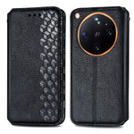 For Oppo Find X9 Ultra 5G Case Rhombus Imprint PU Leather Wallet Phone Cover