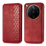 For Oppo Find X9 Ultra 5G Case Rhombus Imprint PU Leather Wallet Phone Cover