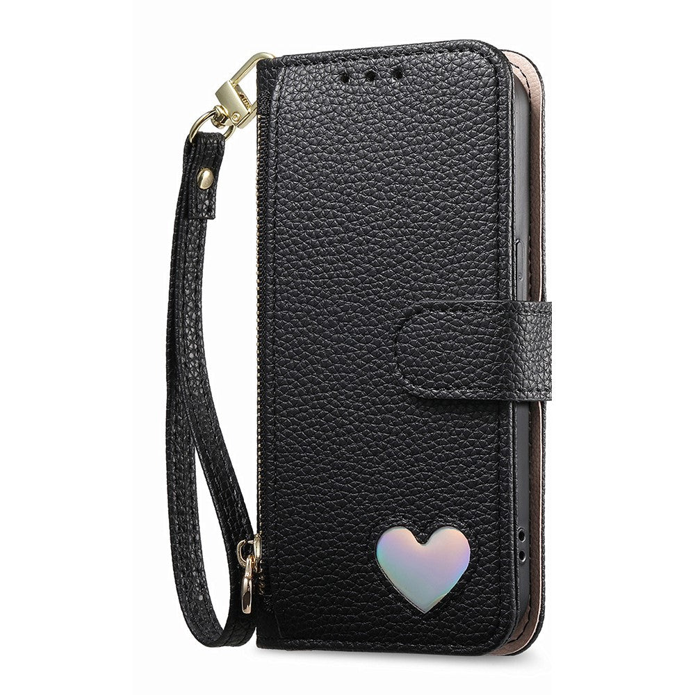 For Oppo Find X9 Ultra 5G Case Zipper Pocket TPU PU Leather Wallet Phone Cover with Strap