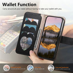 For Oppo Find X9 Ultra 5G Case Zipper Pocket TPU PU Leather Wallet Phone Cover with Strap