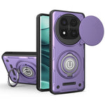For Xiaomi Redmi Note 14 Pro+ 5G Case with Slide Camera Cover Ring Kickstand PC + TPU Phone Shell