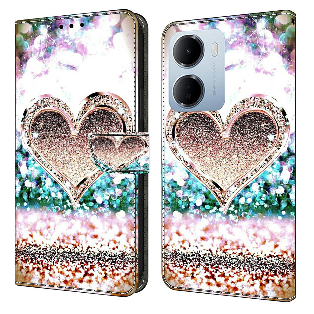 Wallet Case for Xiaomi Redmi 15a 5G / R70 5G / R70m 5G 3D Pattern PU Leather Phone Cover with Stand